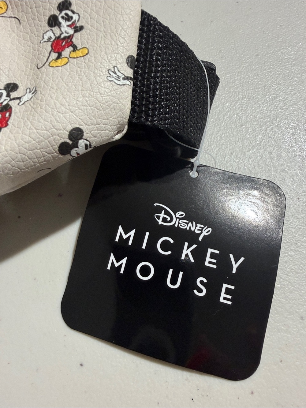 Mickey Mouse Print Fannie Pack—-Crossbody Bag - Cream, Black, Red, Yellow - Picture 3 of 5